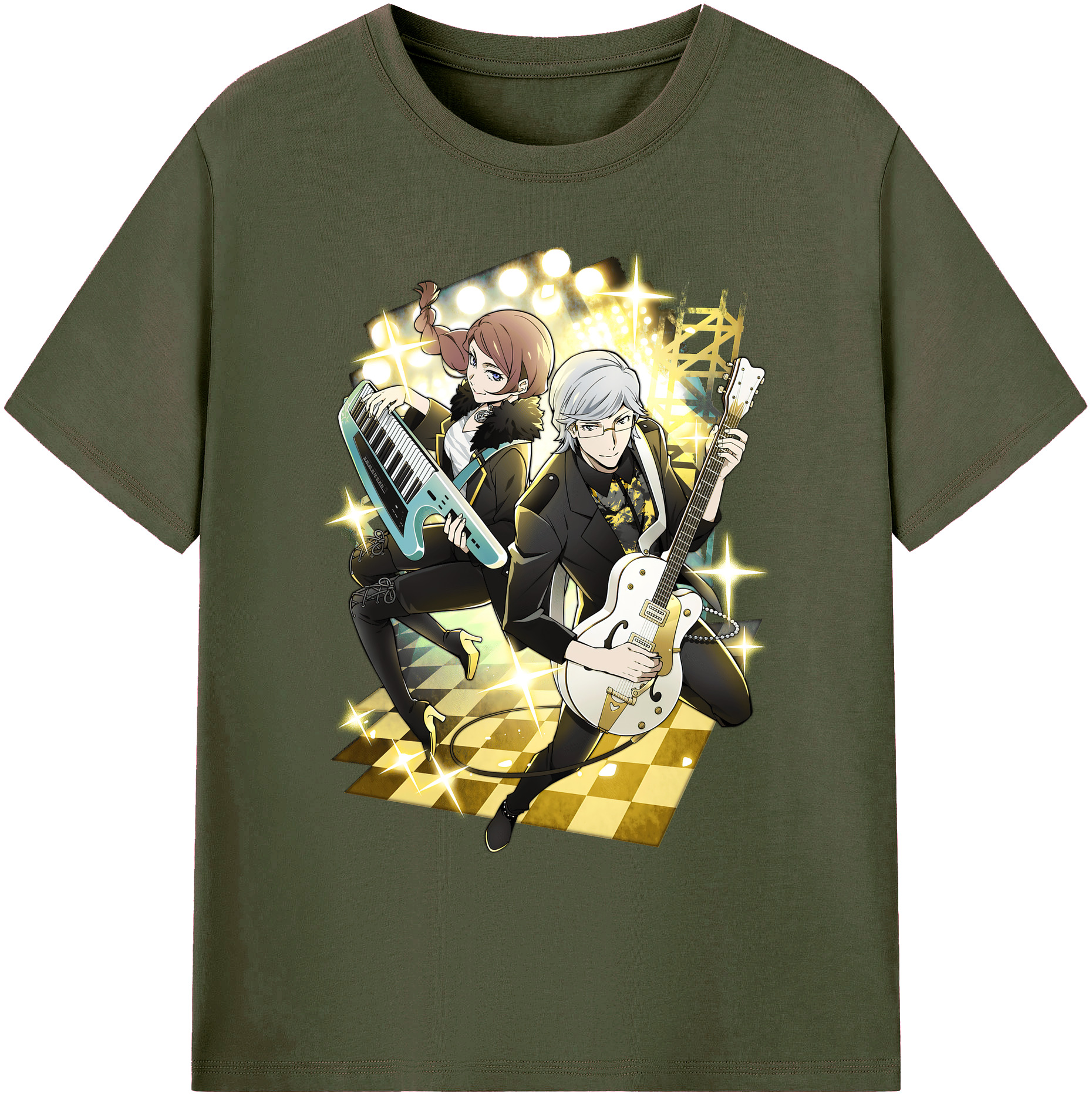 （画像用） 文豪ストレイドッグス Bungo Stray Dogs 綿100％ メンズ半袖Tシャツ｜肌触りやわらか＆通気性